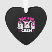 Boo Boo Crew Nurse Halloween Costume Ghost Breast  Ornament (voorkant)