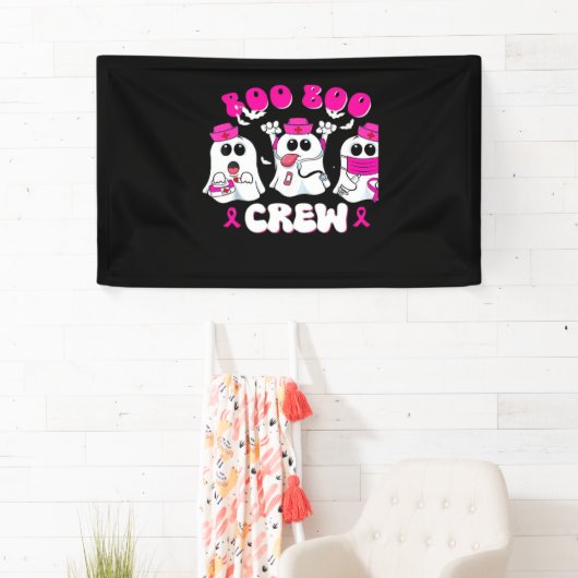 Boo Boo Crew Nurse Halloween Costume Ghost Breast Spandoek (Insitu)