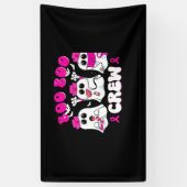 Boo Boo Crew Nurse Halloween Costume Ghost Breast Spandoek (Verticaal)