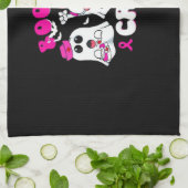 Boo Boo Crew Nurse Halloween Costume Ghost Breast Theedoek (Gevouwen)