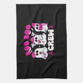 Boo Boo Crew Nurse Halloween Costume Ghost Breast Theedoek (Verticaal)