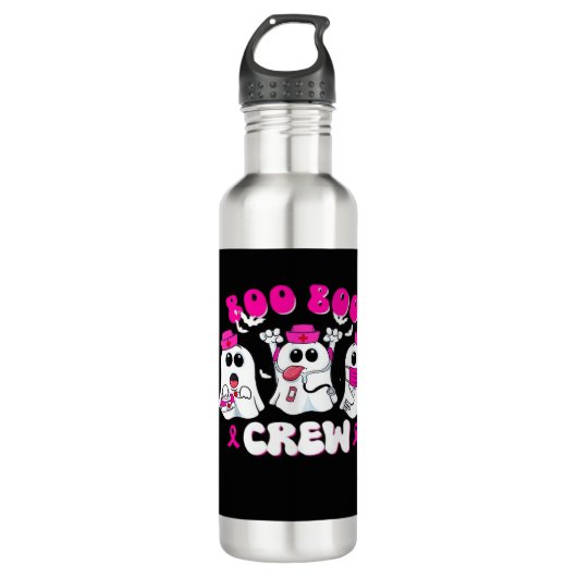 Boo Boo Crew Nurse Halloween Costume Ghost Breast  Waterfles (Voorkant)
