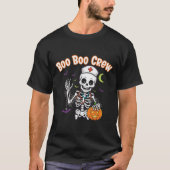 Boo Boo Crew Nurse Halloween Funny Skelton Nurse H T-shirt (Voorkant)