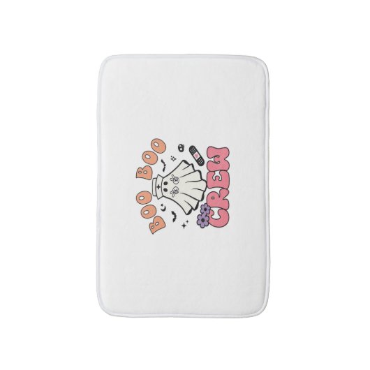 Boo Boo Crew Nurse Halloween Ghost Funny Classic T Badmat (Voorkant Verticaal)