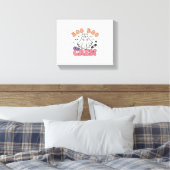 Boo Boo Crew Nurse Halloween Ghost Funny Classic T Canvas Afdruk (Insitu (Slaapkamer))