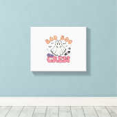 Boo Boo Crew Nurse Halloween Ghost Funny Classic T Canvas Afdruk (Insitu (Houten vloer))