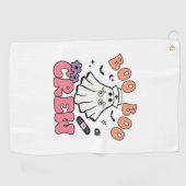 Boo Boo Crew Nurse Halloween Ghost Funny Classic T Golfhanddoek (Horizontaal)