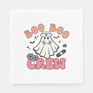 Boo Boo Crew Nurse Halloween Ghost Funny Classic T Servet