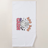 Boo Boo Crew Nurse Halloween Ghost Funny Classic T Strandlaken (Voorkant)