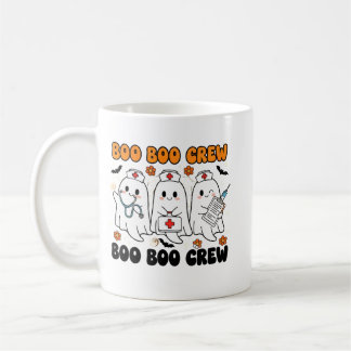 Boo Boo Crew Nurse Halloween verpleegster voor vro Koffiemok