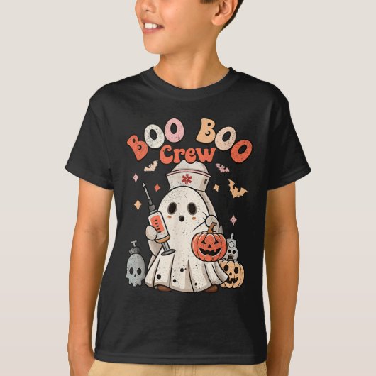 Boo Boo Crew Nurse Medical Halloween Costume  T-shirt (Voorkant)