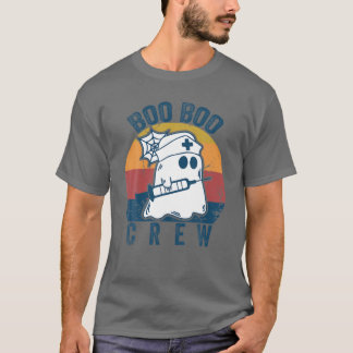 Boo Boo Crew Nurse Retro Halloween verpleegsters T-shirt