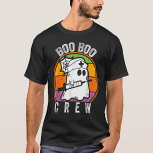 Boo Boo Crew Nurse Retro Halloween verpleegsters T-shirt
