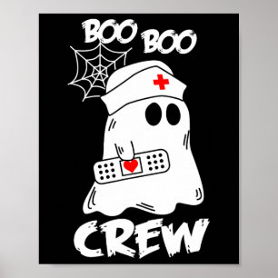 Boo Boo Crew Nurse S Halloween verpleegster S.A. Poster