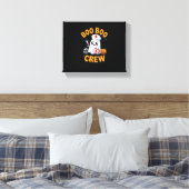 Boo Boo Crew Nurse Schattige Ghost Halloween Nursi Canvas Afdruk (Insitu (Slaapkamer))