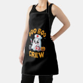Boo Boo Crew Nurse Schattige Ghost Halloween Nursi Schort (Insitu)