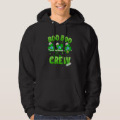 Boo Boo Crew Nurse St Patrick S Day Shamrock Face Hoodie (Voorkant)