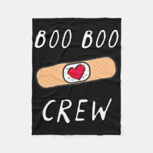 Boo Boo Crew Nurse T Shirt Funny Cute Halloween Gi Fleece Deken