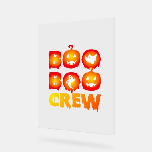 Boo Boo Crew Oversized T-shirt Acryl Bord (Hoek)