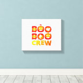 Boo Boo Crew Oversized T-shirt Canvas Afdruk (Insitu (Houten vloer))