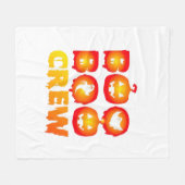 Boo Boo Crew Oversized T-shirt Fleece Deken (Voorkant (Horizontaal))