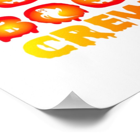 Boo Boo Crew Oversized T-shirt Poster (Hoek)