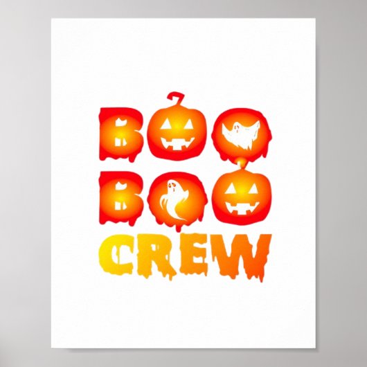 Boo Boo Crew Oversized T-shirt Poster (Voorkant)
