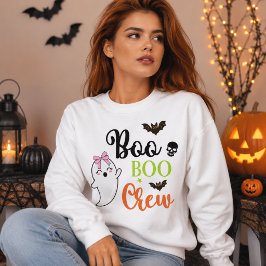 Boo Boo Crew Schattig Geest Halloween Trui