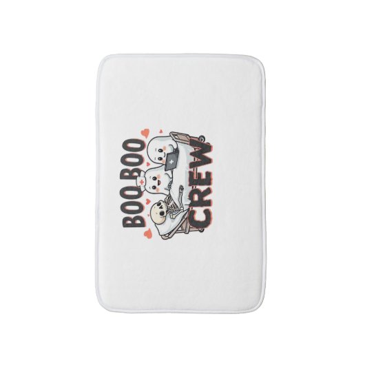 Boo Boo Crew Schattige Halloween Nurse Ghosts Esse Badmat (Voorkant Verticaal)