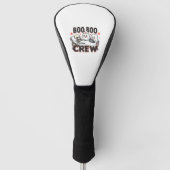 Boo Boo Crew Schattige Halloween Nurse Ghosts Esse Golfheadcover (Voorkant)