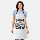 Boo Boo Crew Schattige Halloween Nurse Ghosts Esse Schort (Gedragen)
