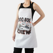 Boo Boo Crew Schattige Halloween Nurse Ghosts Esse Schort (Insitu)
