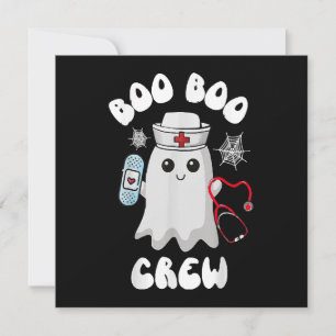 Boo Boo Crew Schattige Nurse Ghost Funny Halloween