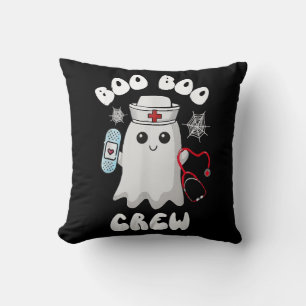 Boo Boo Crew Schattige Verpleegster Geest Grappig Kussen