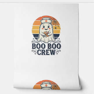 Boo Boo Crew Schattige Verpleegster Geest Hallowee Behang
