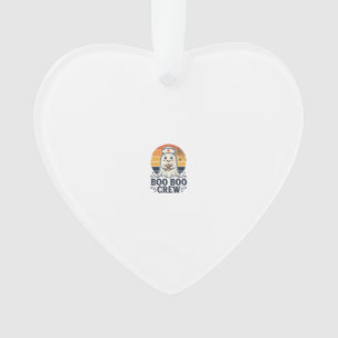 Boo Boo Crew Schattige Verpleegster Geest Hallowee Ornament