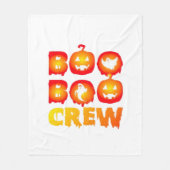 Boo Boo Crew Shirt - Funny Ghost Halloween Nurse Fleece Deken (Voorkant)