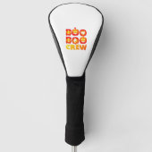 Boo Boo Crew Shirt - Funny Ghost Halloween Nurse Golfheadcover (Voorkant)