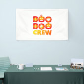 Boo Boo Crew Shirt - Funny Ghost Halloween Nurse Spandoek (Beurs)