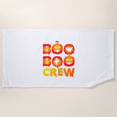 Boo Boo Crew Shirt - Funny Ghost Halloween Nurse Strandlaken (Voorkant)