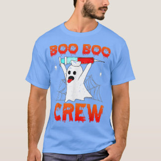 Boo Boo Crew Shirt Ghost Funny Halloween Costume N