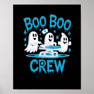 Boo Boo Crew Spook Verpleegkundige Ambulanceperson Poster