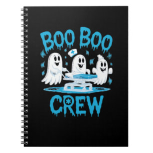 Boo Boo Crew Spook Verpleegkundige Verpleegster Ha Notitieboek