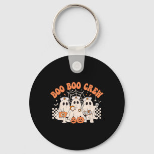 Boo Boo Crew Spooky Seizoen Gelukkig Halloween Fun Sleutelhanger