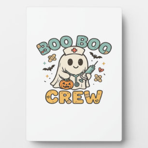 Boo Boo Crew T-shirt � Grappige spook Halloween-ve Fotoplaat