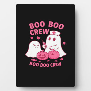 Boo Boo Crew Verpleegster Grappig Halloween Geest Fotoplaat