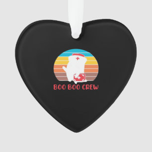 Boo Boo Crew Verpleegster Grappige Geest Halloween Ornament
