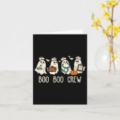 Boo Boo Crew Verpleegster Grappige Ghost Vrouwen H Kaart (Gele Bloem)
