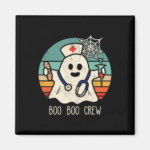 Boo Boo Crew Verpleegster Grappige Ghost Vrouwen H Magneet