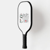 Boo Boo Crew Verpleegster Grappige Halloween enge Pickleball Paddle (Links)